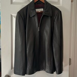 vintage leather jacket